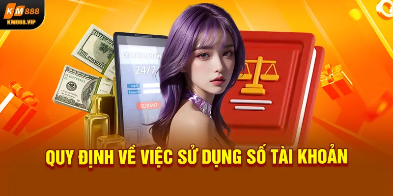 Quy định về việc sử dụng số tài khoản