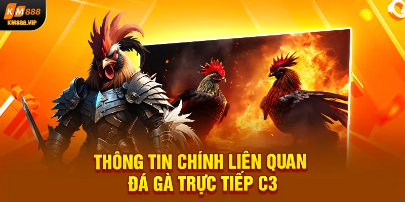 Thông tin chính liên quan đá gà trực tiếp C3